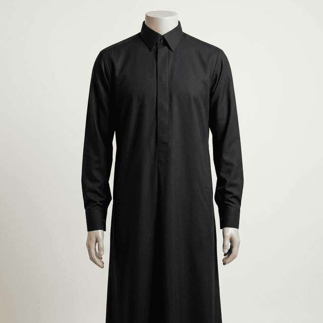 Midnight Black Dishdasha